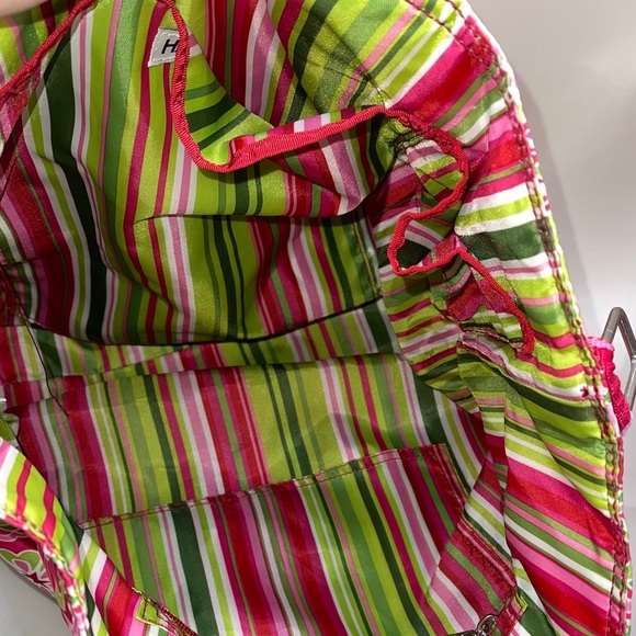 Hadaki Floral Pink and Green Tote Bag by Hadaki Nylon Comes with Shoulder Strap - Picture 6 of 8